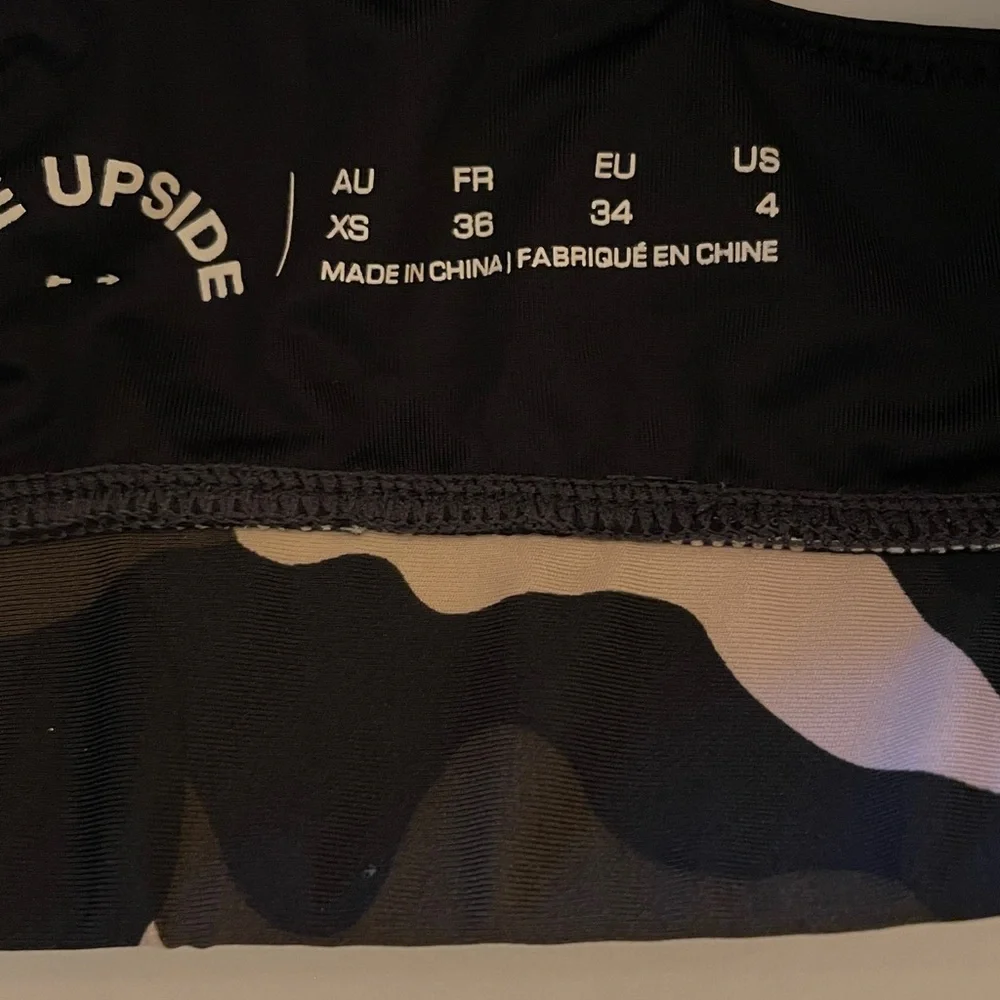 The Upside Sports Bra Camouflage Blush Ballet Bra Athleisure Sport Beach